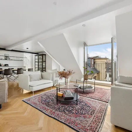 Elegant Penthouse With Rooftop Terrace In Cph