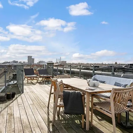Elegant Penthouse With Rooftop Terrace In Cph * København