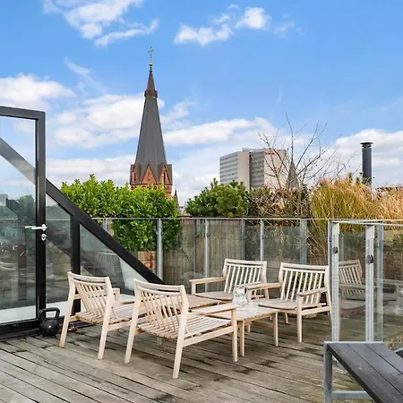 Elegant Penthouse With Rooftop Terrace In Cph * Kopenhag